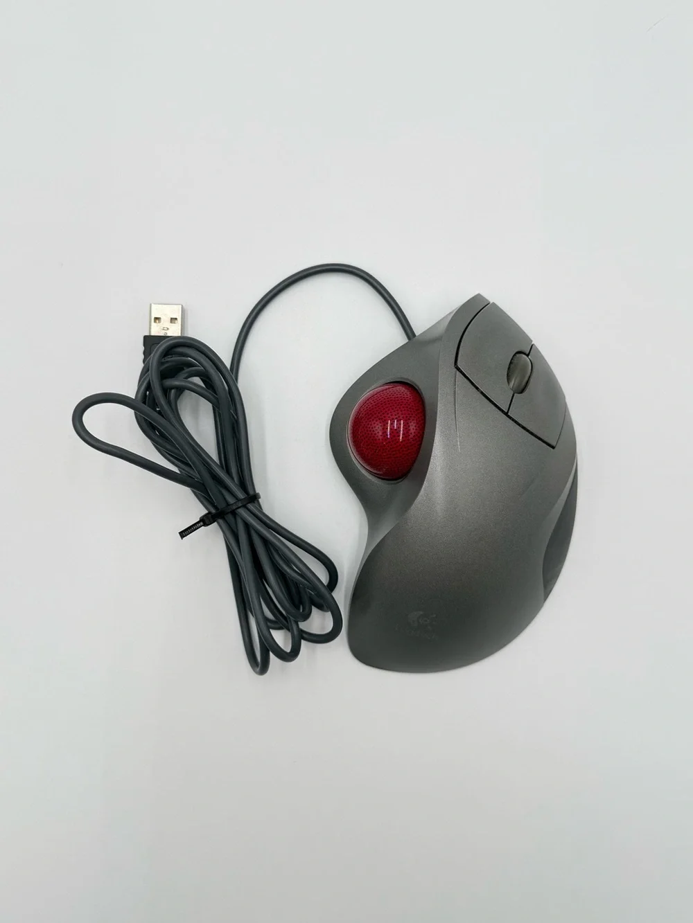 Logitech TrackMan Wheel T-BB18 USB Wired Trackball Mouse Tested
